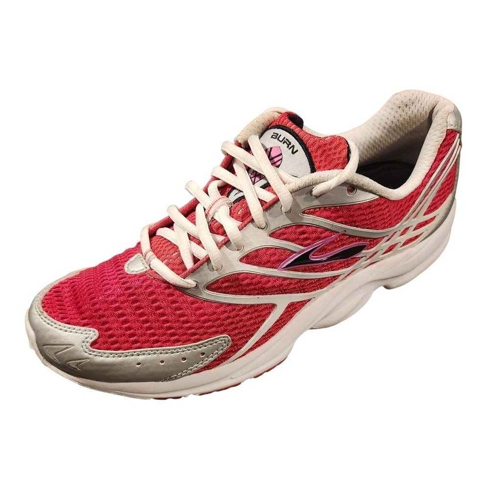 Vintage Y2K Brooks Burn Running Shoes Womens Size 11 Orange Silcer Gorpcore Rare